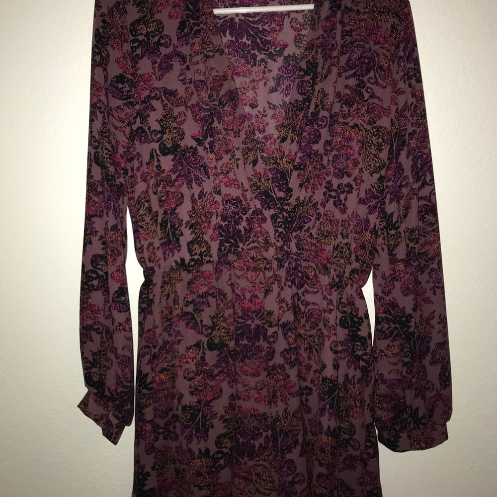 deep purple romper